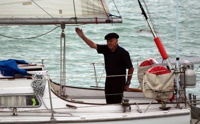 79-year-old Ron Daw, photo by Rebecca Ryan, Oamaru Mail ©  SW